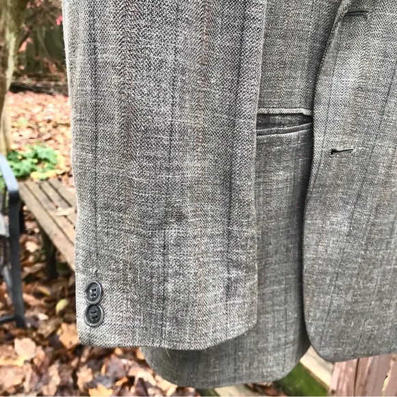 Vintage PIERRE CARDIN Grey Tweed Blazer - Picture 4 of 16